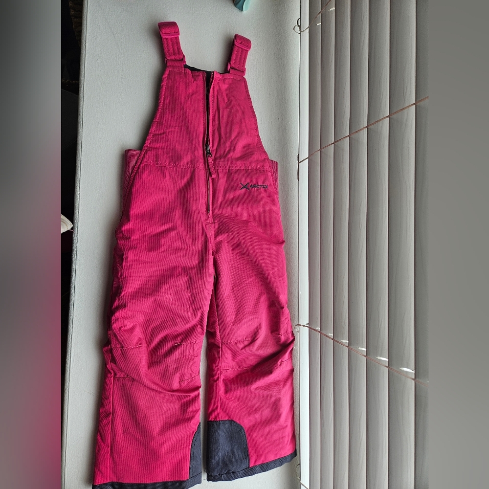 NWOT Arctix toddler girl pink snow bib size 4T